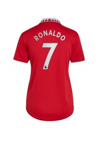 Manchester United Cristiano Ronaldo #7 Fotballdrakt Hjemme Klær Dame 2022-23 Korte ermer